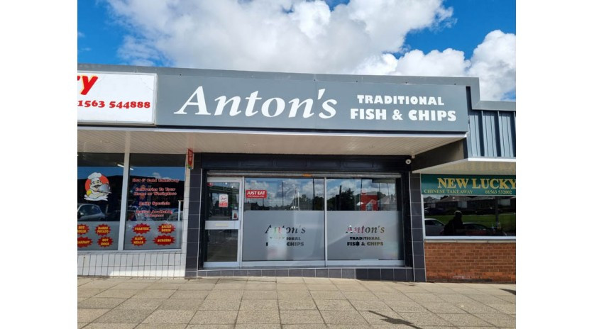 Antons fish and chip shop, Kilmarnock
