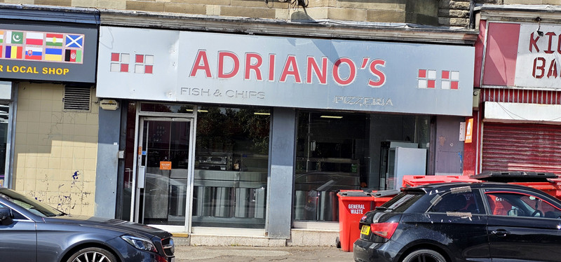 Adriano's fish and chip shop, Clydebank