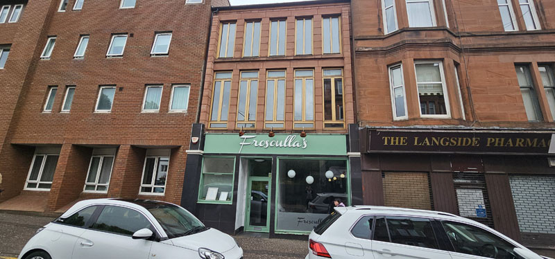 Former Frosoulla's Restaurant, Battlefield, Glasgow